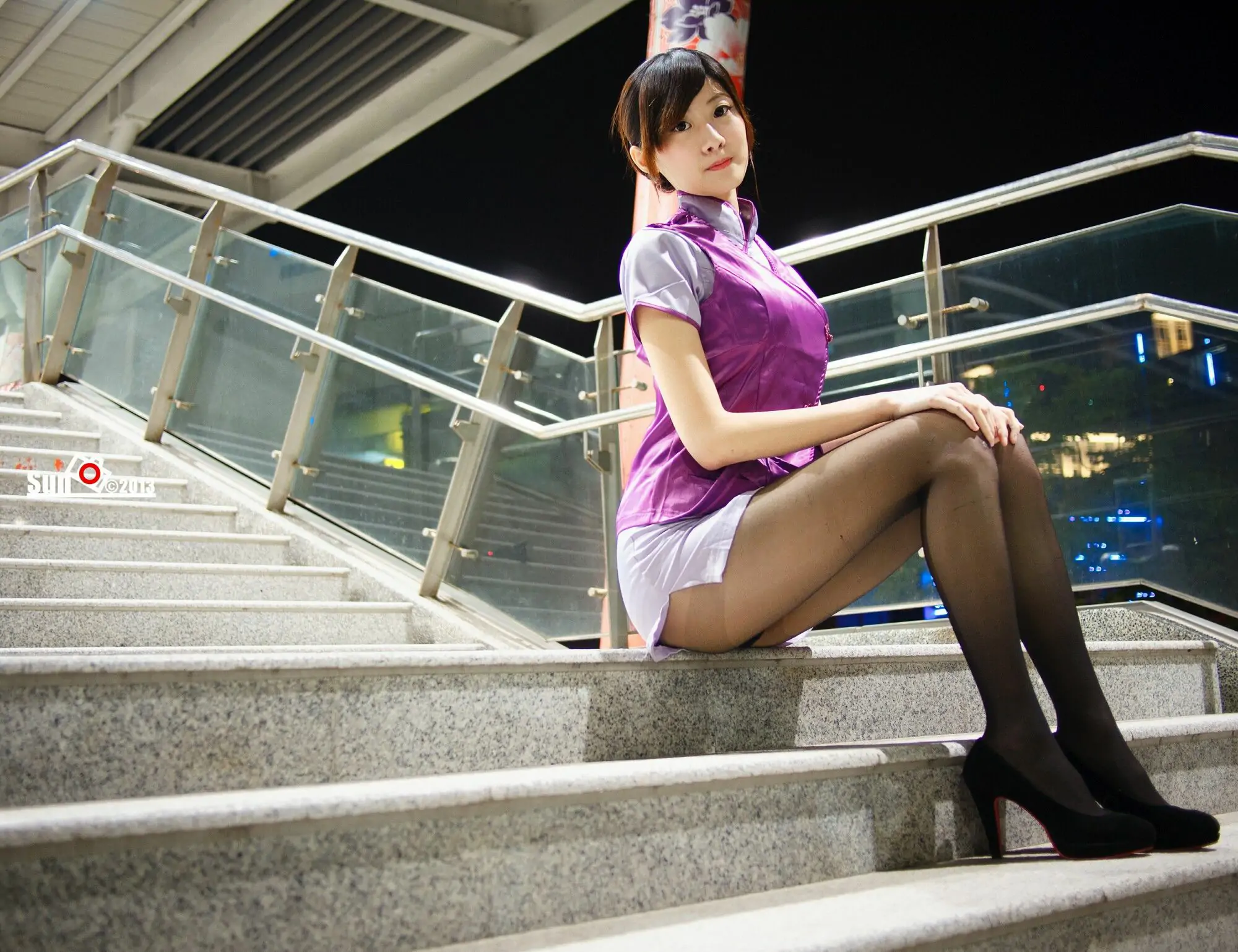 [臺灣女神] 林茉晶 – 哈雷女警與空姐