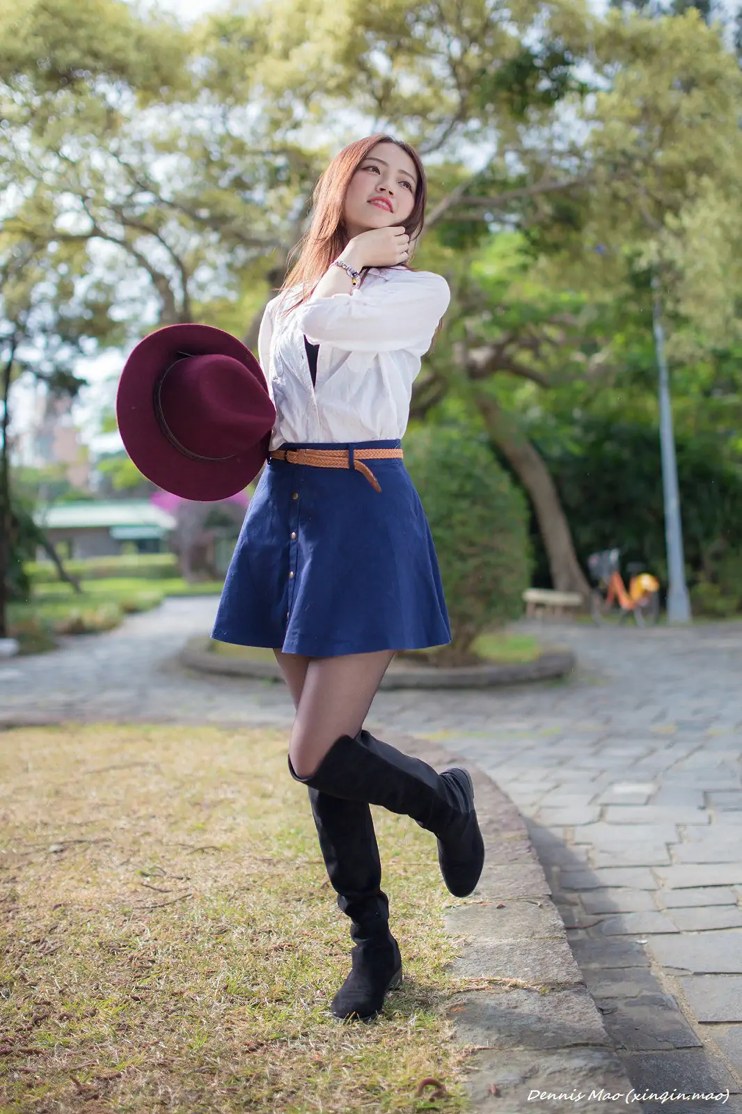 [臺灣正妹] 思綺《雙溪公園(三套服裝）》
