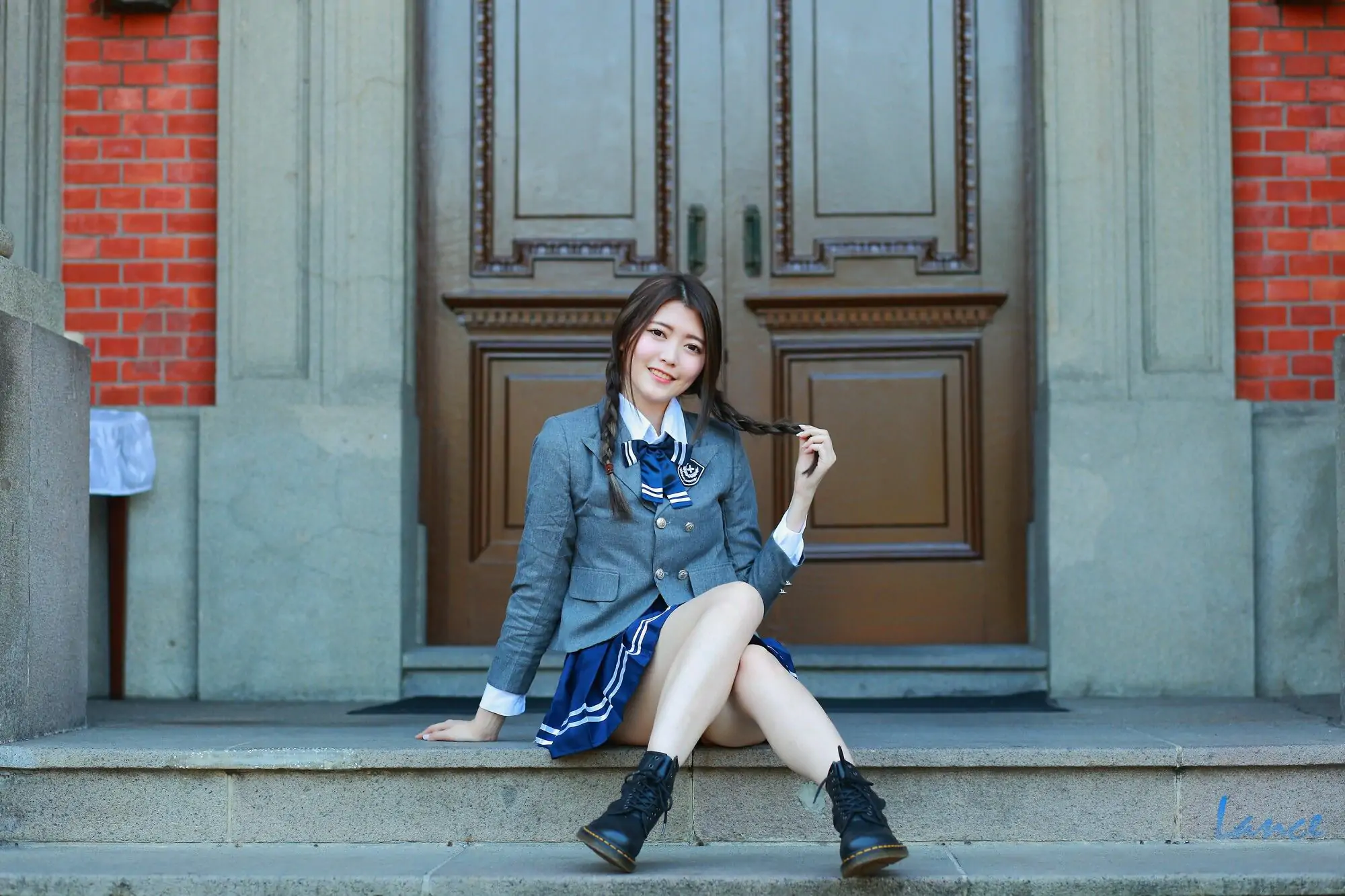 [臺灣網紅美女] 黃品瑄《臺灣大學外拍》