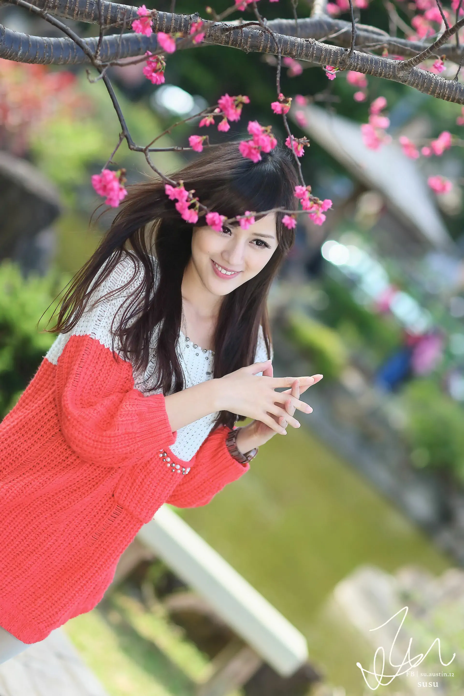 臺灣美女鐘幸村\/梁以辰《雙溪公園外拍》