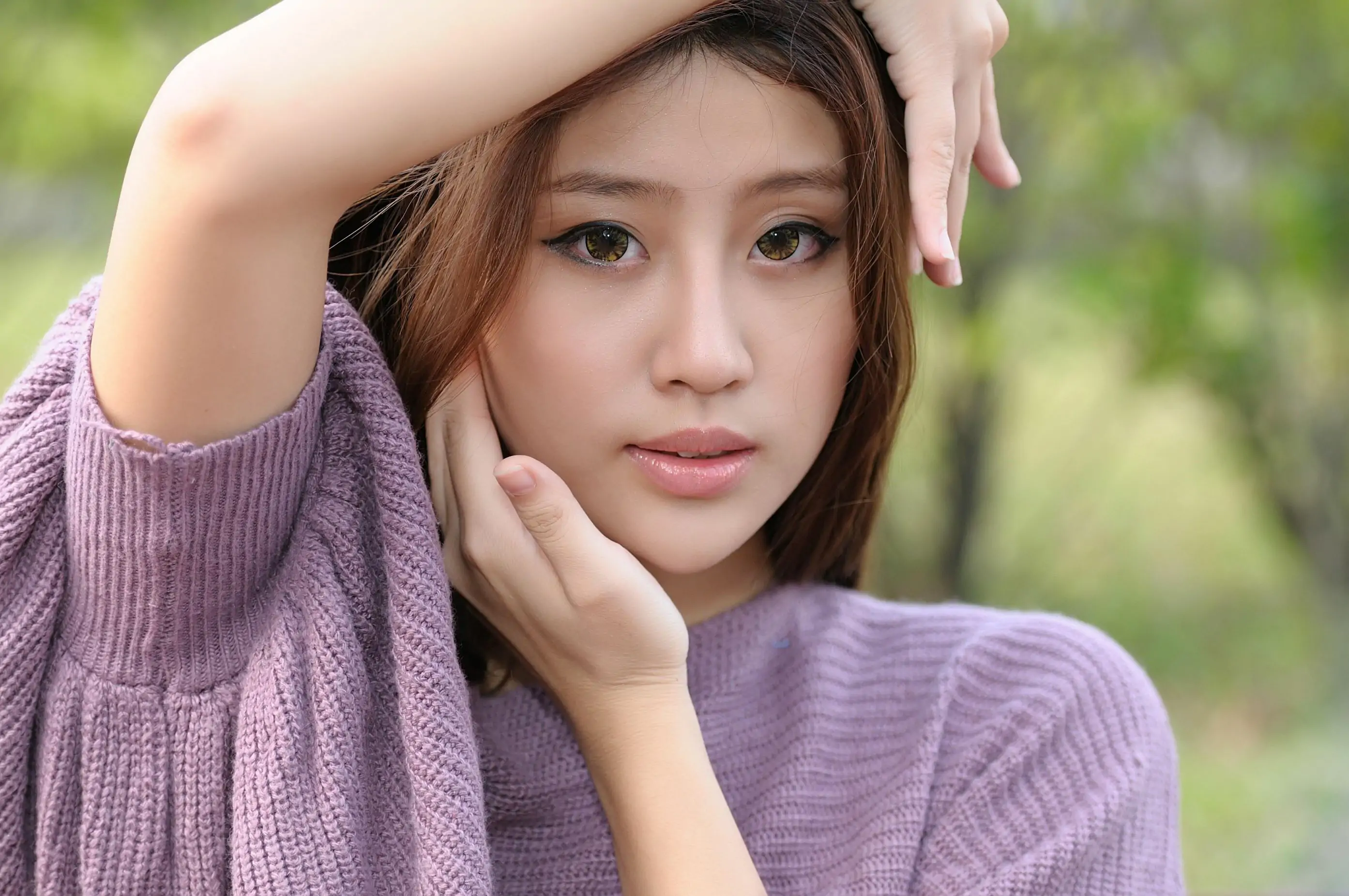 林真亦Yuna《小清新甜美外拍圖片》寫真合集