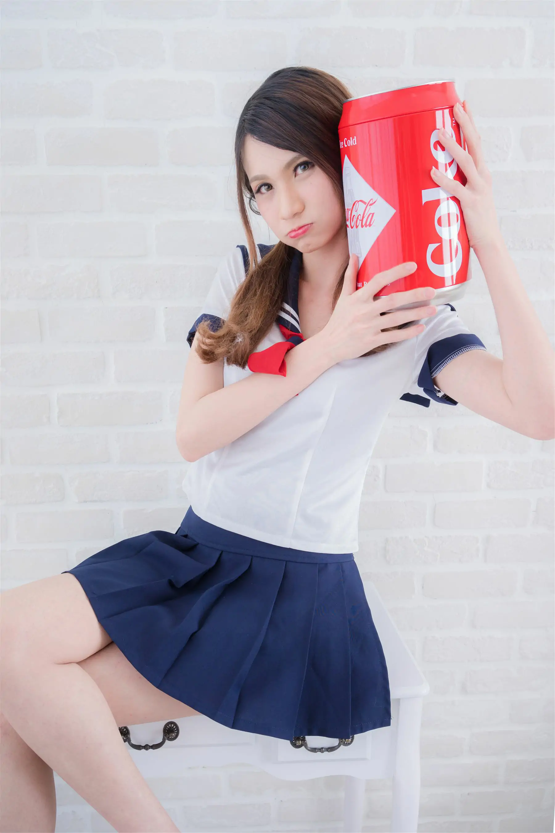 臺灣正妹Candice蔡譯心《清新水手服學妹》