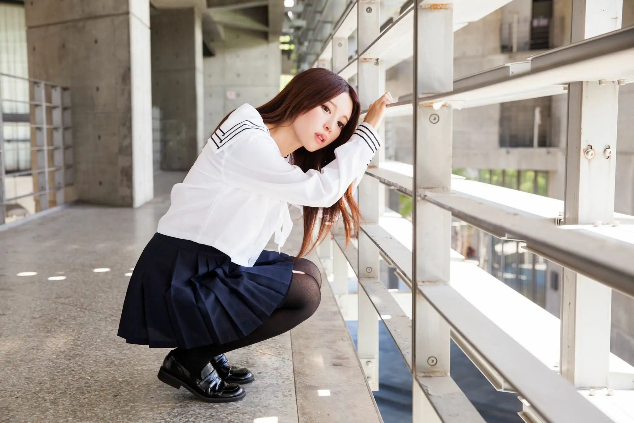 臺灣美女張齊郡JULIE《長筒襪校服少女》