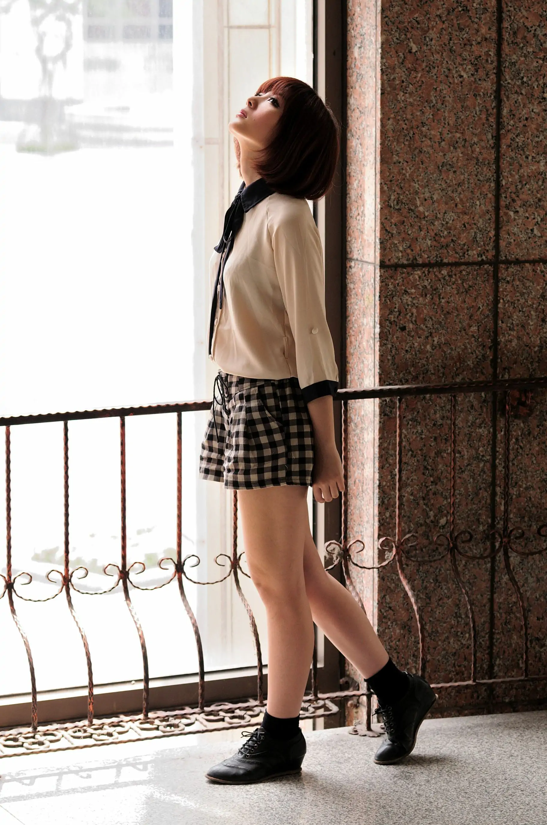 短發美女小豬patty《2組小清新街拍》