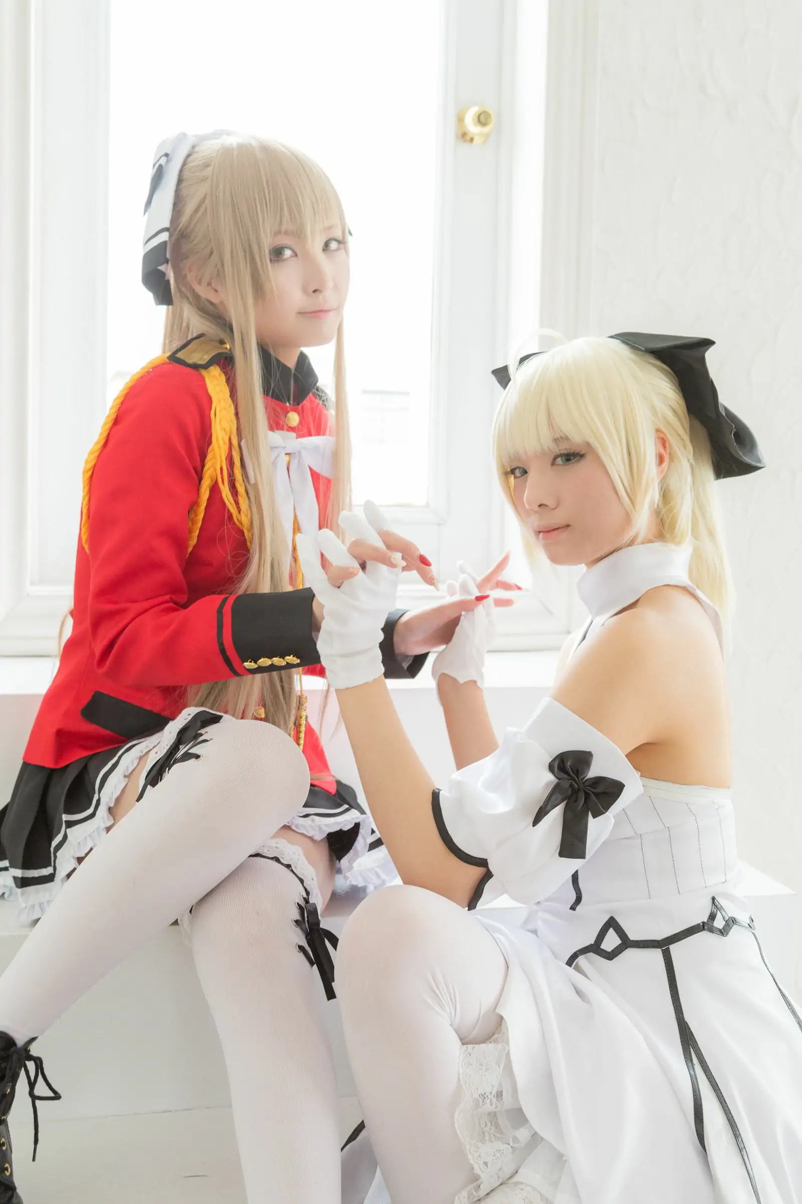 Usakichi(うさ吉)&Na-san 《Fate＼stay night》Saber 《甘城ブリリアントパーク》千鬥いすず [Flameworks]
