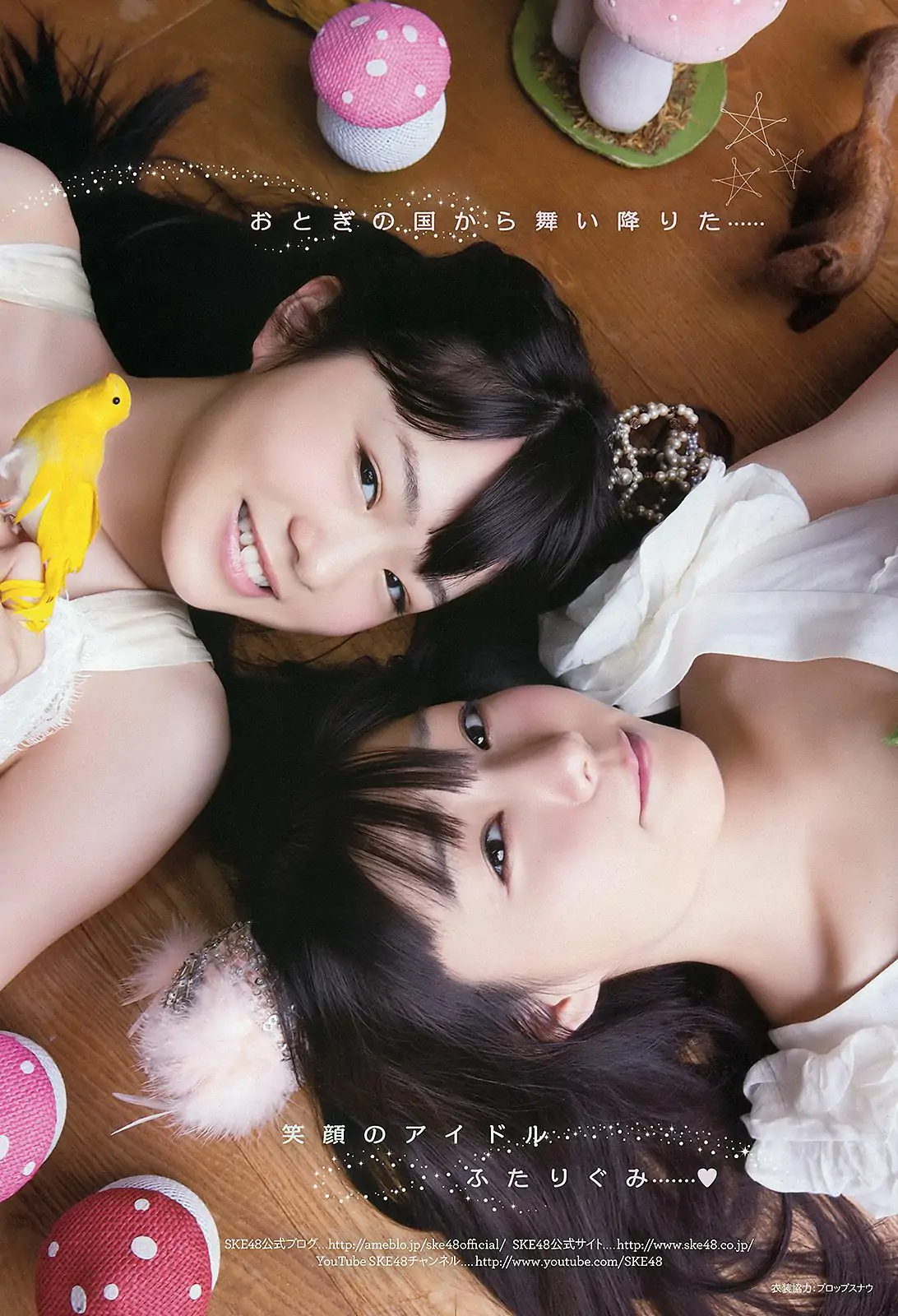 古川愛李 松井玲奈 小木曽汐莉 須田亜香裡 [Young Animal] 2012年No.18 寫真雜志