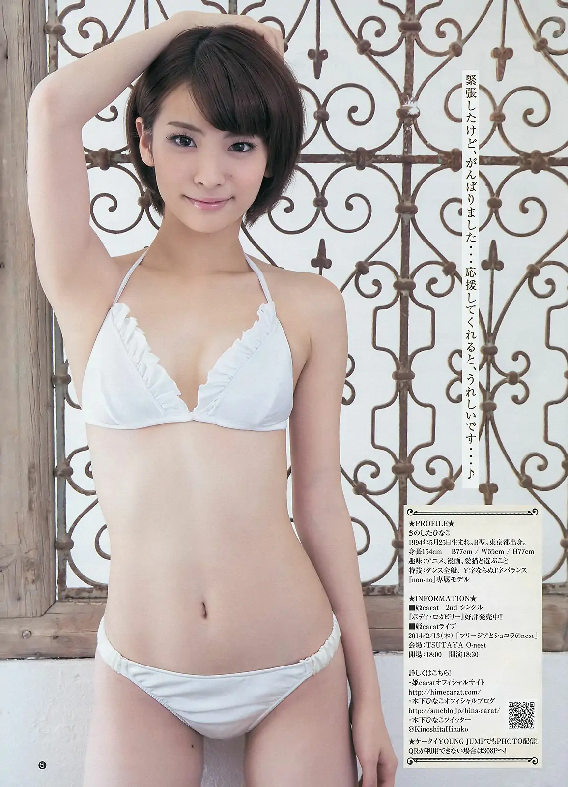 新川優愛 48グループ 木下ひなこ [Weekly Young Jump] 2014年No.06-07寫真雜志