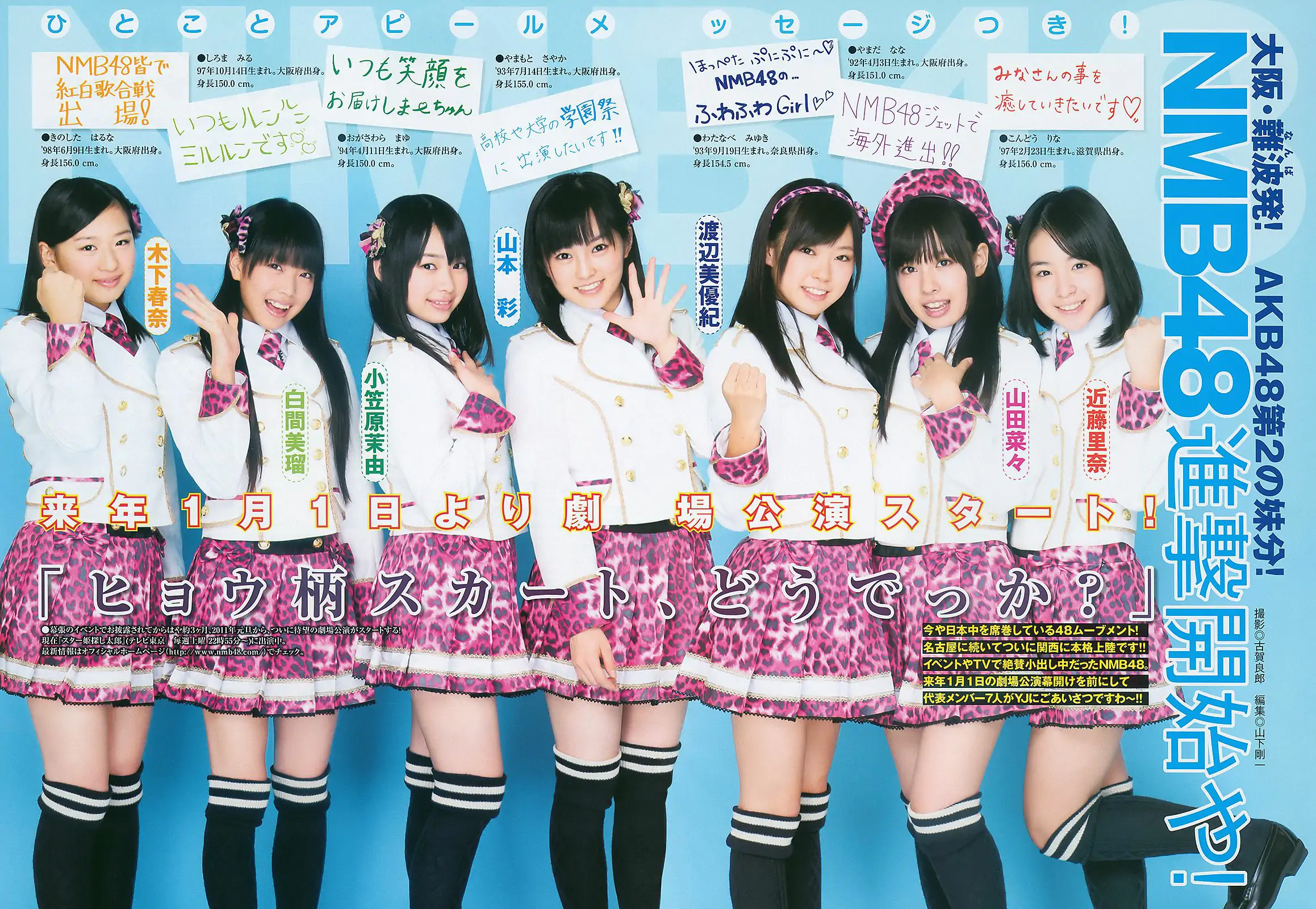 AKB48 逢沢りな NMB48 [Weekly Young Jump] 2011年No.04-05 寫真雜志