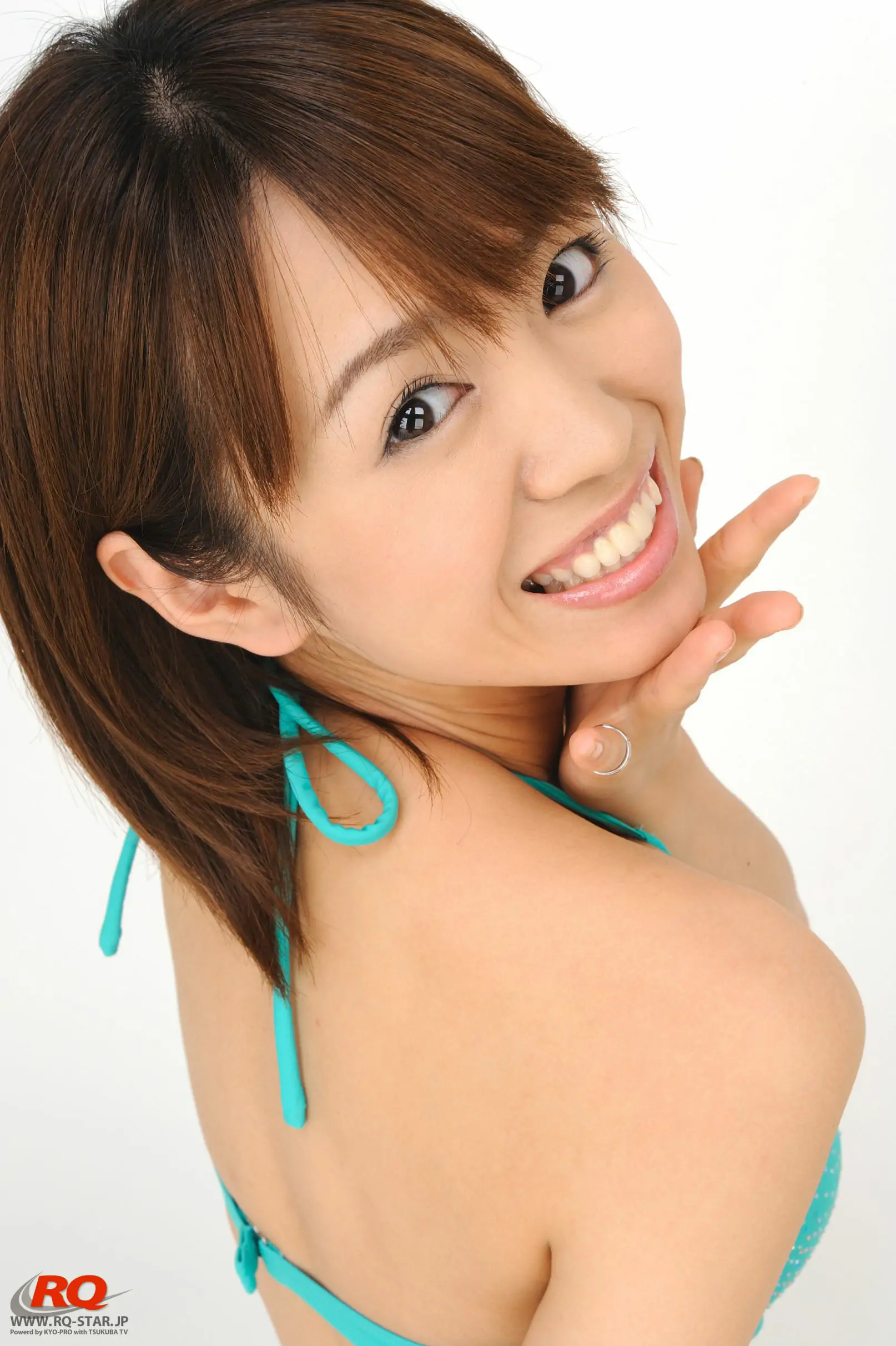 [RQ-STAR] NO.00059 黒沢琴美 Swim Suits – Green 寫真